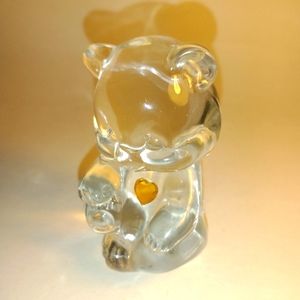 Vintage Fenton Birth Stone Bear.